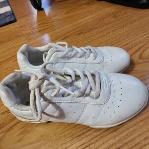 Classic White Cheerleading Shoes